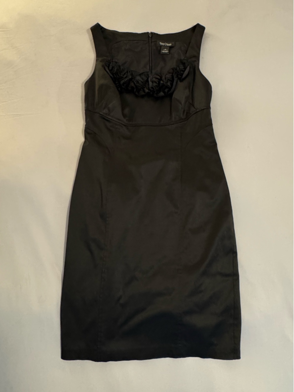 White House Black Market WHBM Black Sleeveless Sheath Cocktail Dress